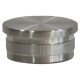 Stainless steel handrail Railing end cap flat version hollow V4A for round tube 42,4 mm
