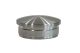 Stainless steel handrail Railing End cap slightly curved Design hollow V2A for round tube 42,4 mm