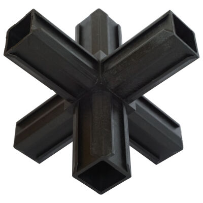Kreuz mit zwei Haltern