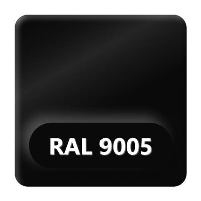 Zwart, RAL 9005